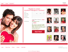 Tablet Screenshot of incontrami.datingbox.it