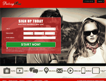 Tablet Screenshot of datingbox.it